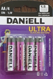 DANiELL ULTRA Wzmocniona Bateria Alkaliczna AAA LR 03/4szt 