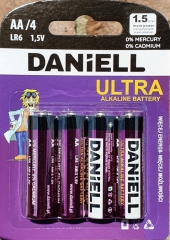 DANiELL ULTRA Wzmocniona Bateria Alkaliczna AA LR 06/4szt 